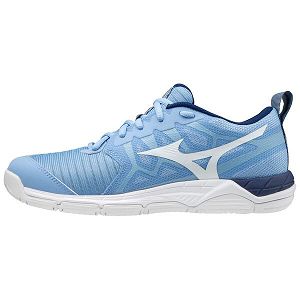 Tenis Para Voleibol Mizuno Wave Supersonic 2 Mujer Blancos/Azules | Mexico-428635